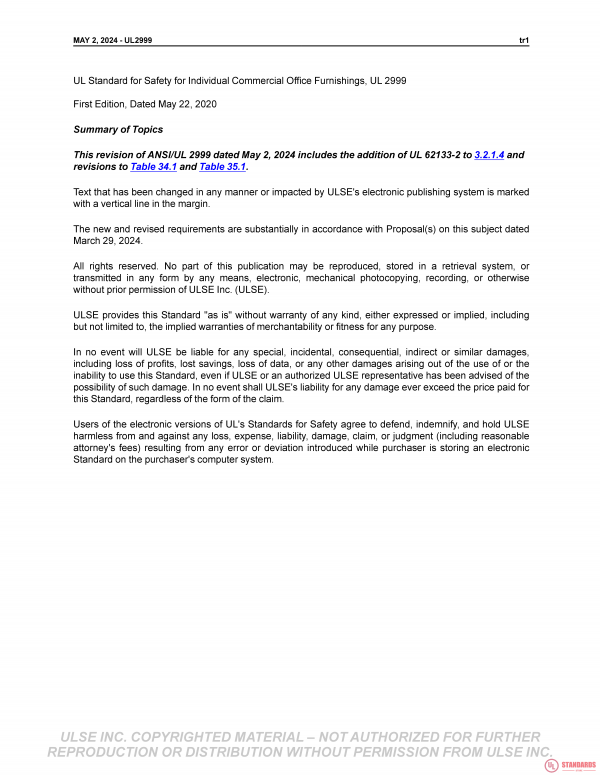 UL 2999 PDF UL 2999 PDF